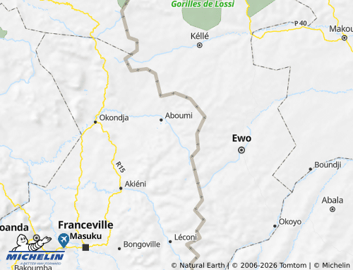 MICHELIN-Landkarte Djoué - ViaMichelin
