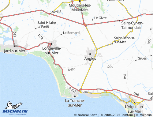 MICHELIN-Landkarte Les Rivières - ViaMichelin