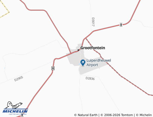 Carte MICHELIN Omulunga Extension 2 - ViaMichelin