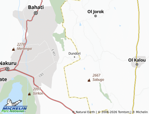 Mappa MICHELIN Dundori - ViaMichelin