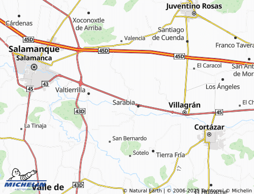 MICHELIN Mexicanos map - ViaMichelin