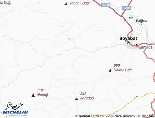Mappa MICHELIN Çurkuşlar - ViaMichelin