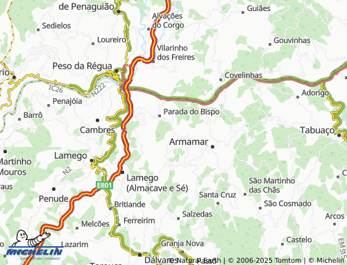 Mappa MICHELIN Fontelo - ViaMichelin