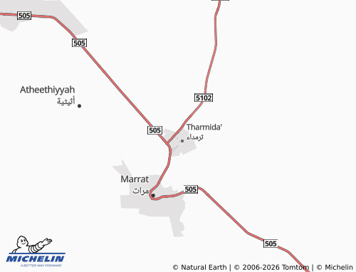 MICHELIN-Landkarte al-Sahn - ViaMichelin