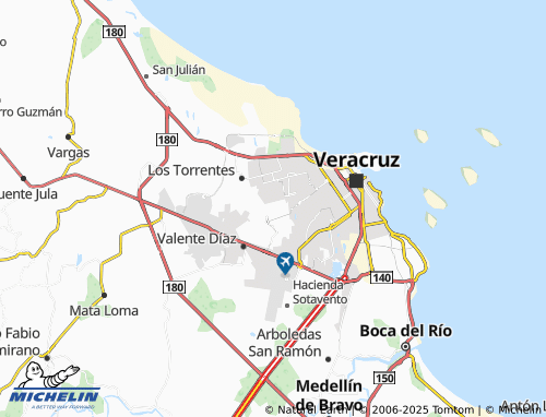 Mapa MICHELIN Hacienda Los Portales Sección Norte - ViaMichelin