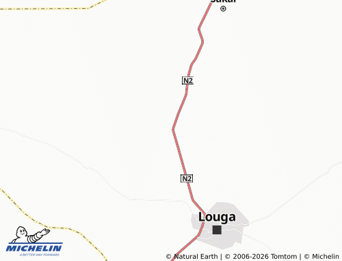 MICHELIN-Landkarte Nguenne Sar - ViaMichelin