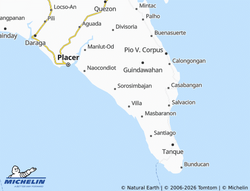 MICHELIN Agoho map - ViaMichelin