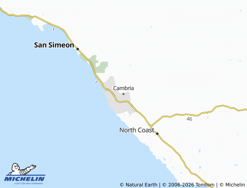 Mappa MICHELIN Cambria - ViaMichelin