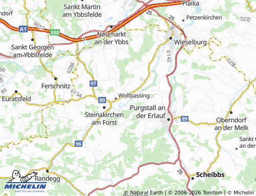 MICHELIN Klein-Erlauf map - ViaMichelin