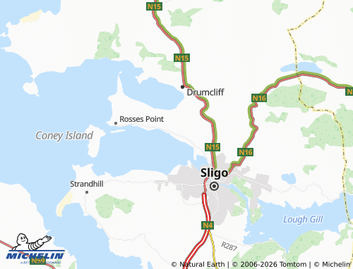 Mapa MICHELIN Ballincar - ViaMichelin