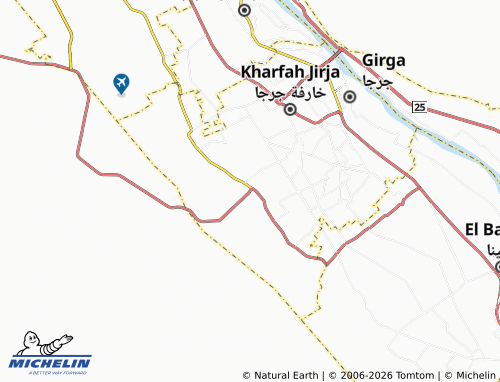 MICHELIN El Mahasna map - ViaMichelin