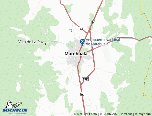 Mappa MICHELIN Matehuala - ViaMichelin