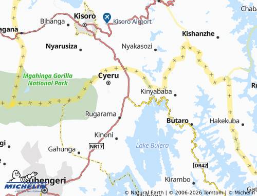 MICHELIN Kabuga map - ViaMichelin