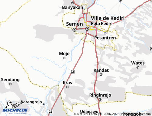 MICHELIN-Landkarte Ngadiluwih - ViaMichelin