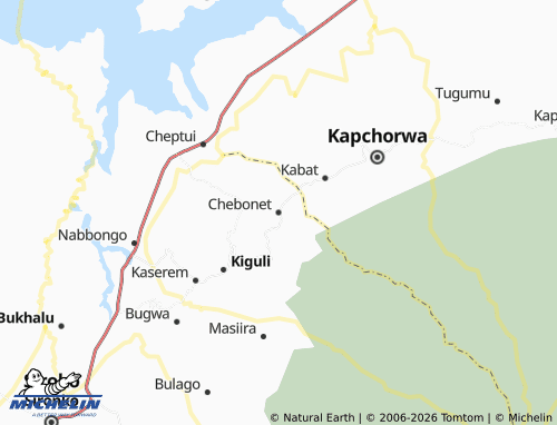 Mappa MICHELIN Chebonet - ViaMichelin