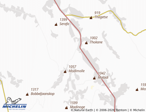 MICHELIN-Landkarte Ditobeleng - ViaMichelin