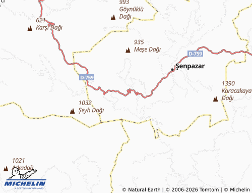 Mappa MICHELIN Celalli - ViaMichelin