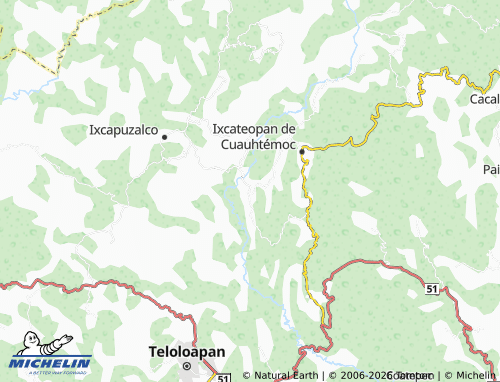 Mapa MICHELIN Tenanguillo de las Cañas - ViaMichelin