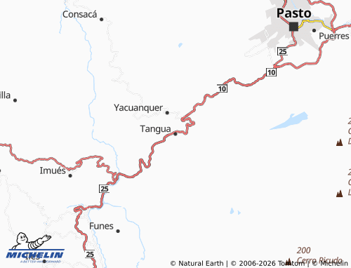 Mapa MICHELIN Tangua - ViaMichelin