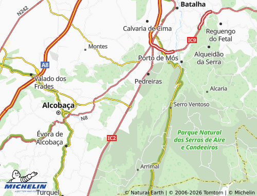 Mapa MICHELIN Casais de Santa Teresa - ViaMichelin