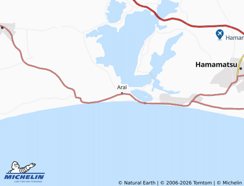 MICHELIN Arai map - ViaMichelin