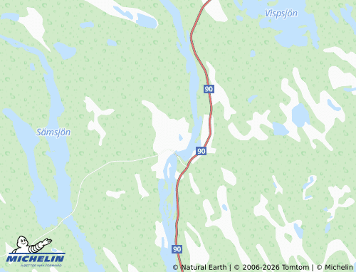 MICHELIN-Landkarte Västra Gavsele - ViaMichelin