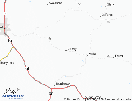 Carte MICHELIN Liberty - ViaMichelin