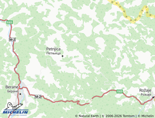 Mapa MICHELIN Trpezi - ViaMichelin