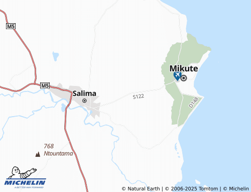MICHELIN Kalichelo map - ViaMichelin