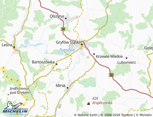 MICHELIN Wieża map - ViaMichelin