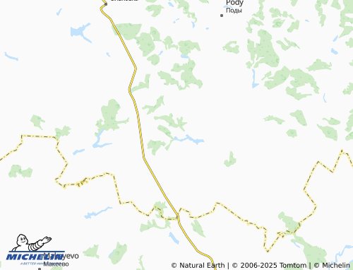 MICHELIN Nizhnyaya Turanka map - ViaMichelin