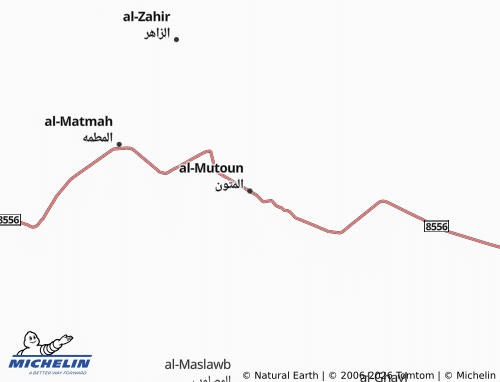 MICHELIN-Landkarte al-Mutoun - ViaMichelin