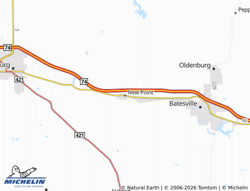 Mappa MICHELIN New Point - ViaMichelin