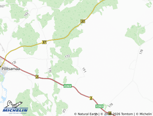 Mapa MICHELIN Pudivere - ViaMichelin