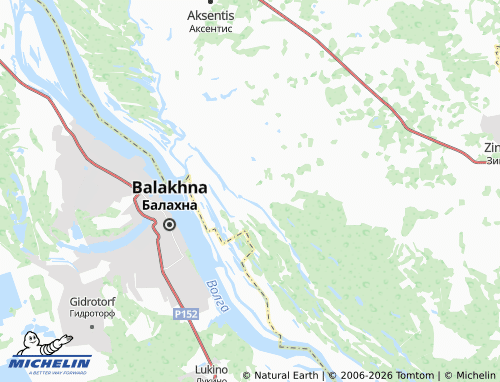 MICHELIN-Landkarte Bakunino - ViaMichelin