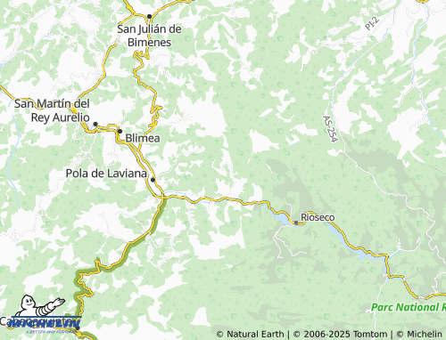 MICHELIN La Ferrera map - ViaMichelin