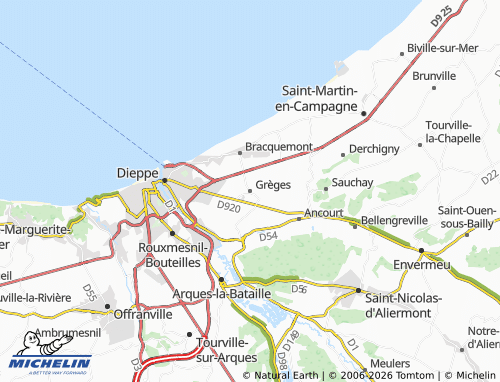 MICHELIN Grèges map - ViaMichelin