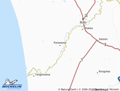 Mapa MICHELIN Parewanui - ViaMichelin