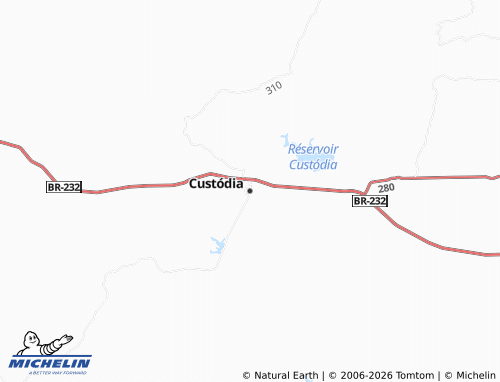 Mapa MICHELIN Custódia - ViaMichelin