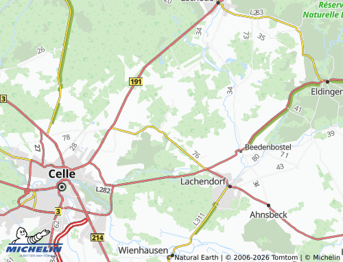 MICHELIN Alvern map - ViaMichelin