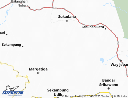 MICHELIN Sukadana Baru map - ViaMichelin