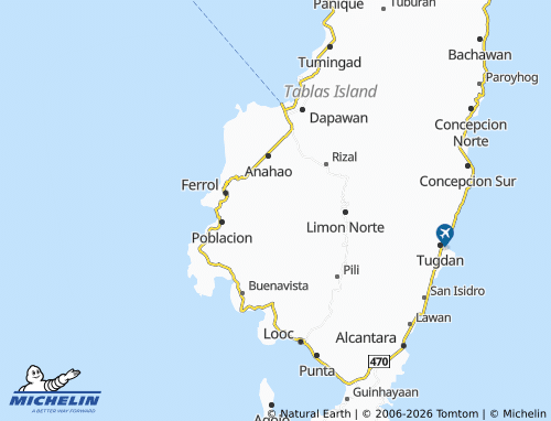 Mapa MICHELIN Claro M. Recto - ViaMichelin