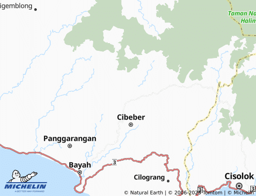 MICHELIN Warungbanten map - ViaMichelin