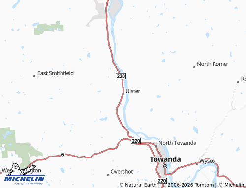 Carte MICHELIN Ulster - ViaMichelin
