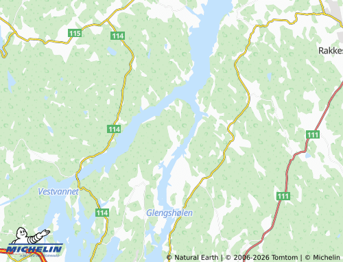 MICHELIN-Landkarte Jelsnes - ViaMichelin