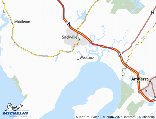 MICHELIN Westcock map - ViaMichelin