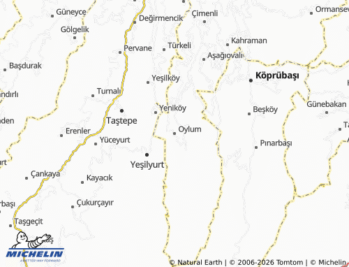 MICHELIN Oylum map - ViaMichelin