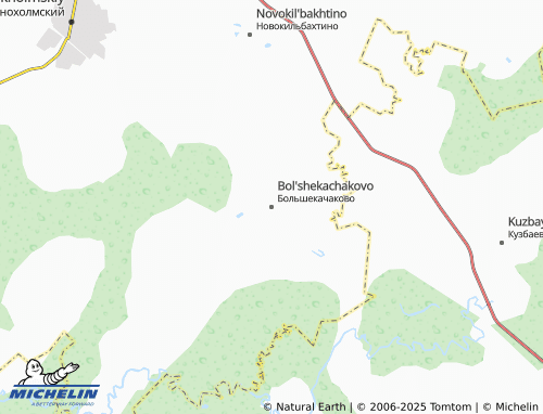 MICHELIN Bol'shekachakovo map - ViaMichelin