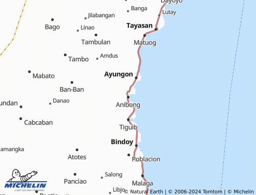 MICHELIN Anibong map - ViaMichelin