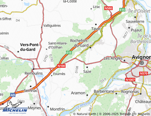 MICHELIN La Baraquette map - ViaMichelin
